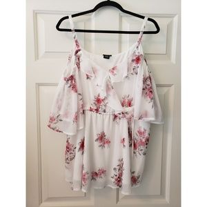 Floral Off The Shoulder Top